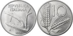 World Coins - Italy, 10 Lire, 1996, Rome, Aluminum,