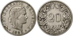 World Coins - Switzerland, 20 Rappen, 1885, Bern, Nickel, , KM:29