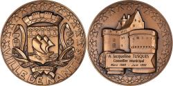 World Coins - France, Medal, Ville de Nantes, Geography, 1995, Friour, , Bronze