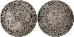 World Coins - France, 50 Centimes, Cérès, 1888, Paris, Silver, , KM:834.1