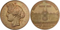 World Coins - France, Medal, Exposition universelle de Paris, 1878, Bronze, Oudiné/A.Dubois