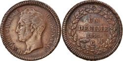 World Coins - Coin, Monaco, Honore V, Decime, 1838, Monaco, , Copper, KM:97.1