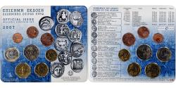 World Coins - Greece, 1 Cent to 2 Euro, BU, 2007, Athens,