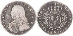 World Coins - Coin, France, Louis XV, 1/10 Écu aux branches d'olivier, 1731, Rennes
