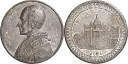 World Coins - Vatican, Medal, Pape Léon XIII, Chiesa di San Pietro, Roma, Religions &