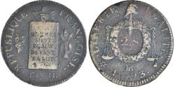World Coins - Coin, France, 2 sols à la Balance, 1793, Strasbourg, , Bronze