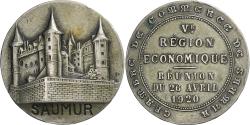 World Coins - France, Medal, Chambre de Commerce de Saumur, 1920, Silver,