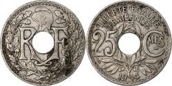 World Coins - France, 25 Centimes, Lindauer, 1914, Paris, Nickel,