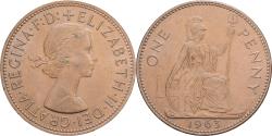 World Coins - United Kingdom, Elizabeth II, Penny, 1963, London, Bronze,
