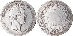 World Coins - Coin, France, Louis-Philippe, 5 Francs, 1830, Paris, , Silver