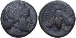 Ancient Coins - Ionia, Æ Unit, 400-300 BC, Ephesos, Bronze,