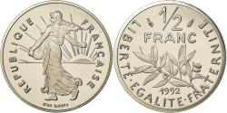 World Coins - Coin, France, Semeuse, 1/2 Franc, 1992, Paris, BE, , Nickel, KM:931.2