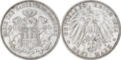 World Coins - Coin, German States, HAMBURG, 3 Mark, 1914, Hamburg, , Silver, KM:620