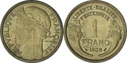 World Coins - Coin, France, Morlon, Franc, 1939, Paris, , Aluminum-Bronze, KM:885