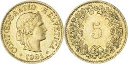World Coins - Coin, Switzerland, 5 Rappen, 1981
