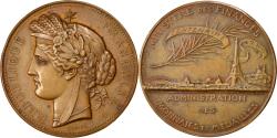 World Coins - France, Medal, French Third Republic, Arts & Culture, 1889, Oudiné,