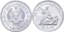 World Coins - Albania, Lek, 1969, Aluminum, , KM:48