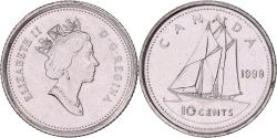 World Coins - Canada, Elizabeth II, 10 Cents, 1999, Royal Canadian Mint, Nickel,