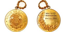 World Coins - France, Medal, Enseignement, Ville du Havre, Brevet de Capacité, 1899