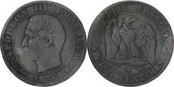 World Coins - France, Napoleon III, 5 Centimes, Napoléon III, 1856, Marseilles, Bronze