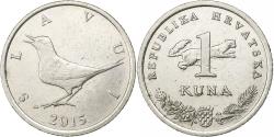 World Coins - Croatia, Kuna, 2015, Copper-Nickel-Zinc, , KM:9.1