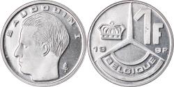 World Coins - Coin, Belgium, Franc, 1992, , Nickel Plated Iron, KM:170