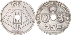 World Coins - Coin, Belgium, Leopold III, 25 Centimes, 1939, , Nickel-brass