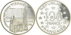 World Coins - Coin, France, Vienne - Cathédrale Saint-Etienne, 100 Francs-15 Euro, 1996