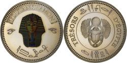 World Coins - France, Medal, Trésors d'Egypte, Toutankhamon, Copper-nickel,