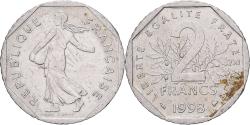 World Coins - France, 2 Francs, Semeuse, 1998, Paris, Nickel, , Gadoury:547, KM:942.1