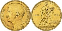 World Coins - Italy, Vittorio Emanuele III, 100 Lire, 1912, Rome, Gold, , KM:50