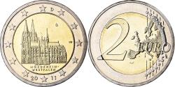 World Coins - Germany, 2 Euro, Nordrhein-Westfalen, 2011, Karlsruhe, Bimetallic,