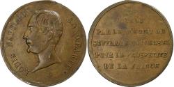 World Coins - France, Token, Réélection de Louis Napoléon Bonaparte, 1851, Brass,