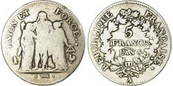 World Coins - Coin, France, Union et Force, 5 Francs, AN 6, Paris, , Silver, KM:639.1
