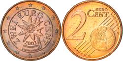 World Coins - Austria, 2 Euro Cent, 2002, Vienna, , Copper Plated Steel, KM:3083