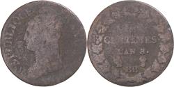 World Coins - Coin, France, Dupré, 5 Centimes, AN 8/5, Strasbourg, , Copper