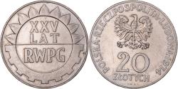 World Coins - Coin, Poland, 20 Zlotych, 1974, Warsaw, , Copper-nickel, KM:70