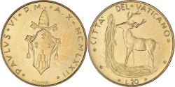 World Coins - Coin, VATICAN CITY, Paul VI, 20 Lire, 1972, , Aluminum-Bronze, KM:120