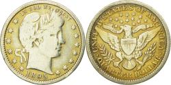 Us Coins - Coin, United States, Barber Quarter, Quarter, 1895, U.S. Mint, New Orleans