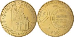 World Coins - France, Token, Touristic token, Semur-en-Auxois - Collégiale Notre-Dame, 2016