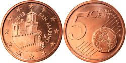 World Coins - San Marino, 5 Euro Cent, 2013, , Copper Plated Steel