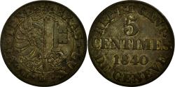 World Coins - Coin, SWISS CANTONS, GENEVA, 5 Centimes, 1840, , Billon, KM:131