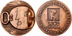 World Coins - France, Medal, Compagnie générale de travaux d'hydraulique, 1970, Bronze