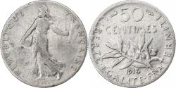 World Coins - France, 50 Centimes, Semeuse, 1914, Paris, Silver, , Gadoury:420