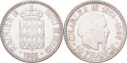 World Coins - Coin, Monaco, Rainier III, 10 Francs, 1966, Monnaie de Paris, , Silver