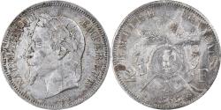 World Coins - Coin, France, Napoleon III, 2 Francs, 1866, Paris, , Silver, KM:807.1