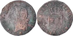 World Coins - Coin, France, Louis XVI, 1/2 Sol ou 1/2 sou, 1/2 Sol, 1782, Aix,