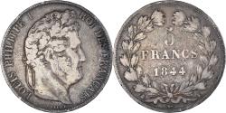 World Coins - Coin, France, Louis-Philippe, 5 Francs, 1844, Bordeaux, , Silver