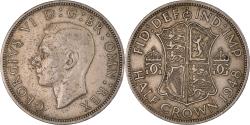 World Coins - Coin, Great Britain, George VI, 1/2 Crown, 1948, , Copper-nickel