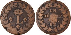 World Coins - Coin, France, Louis XVIII, Decime, 1815, Strasbourg, , Bronze, KM:701